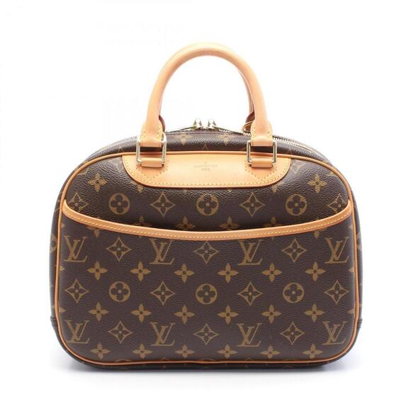 LOUIS VUITTON Brown Monogram Leather Bag - Picture 1 of 7